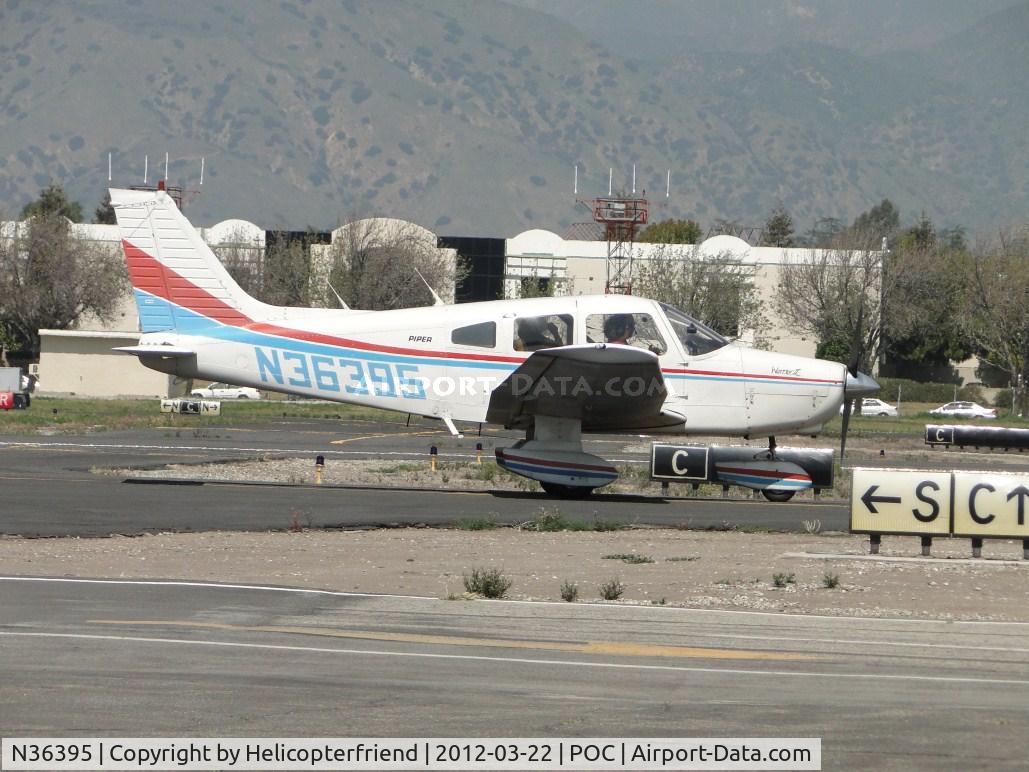 N36395, 1978 Piper PA-28-161 C/N 28-7816634, Taxiing to 26L