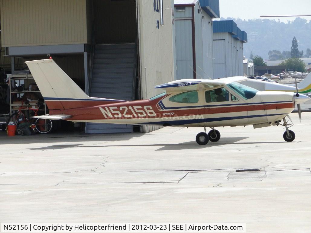 N52156, 1977 Cessna 177RG Cardinal C/N 177RG1180, Waiting t taxi towards the runway
