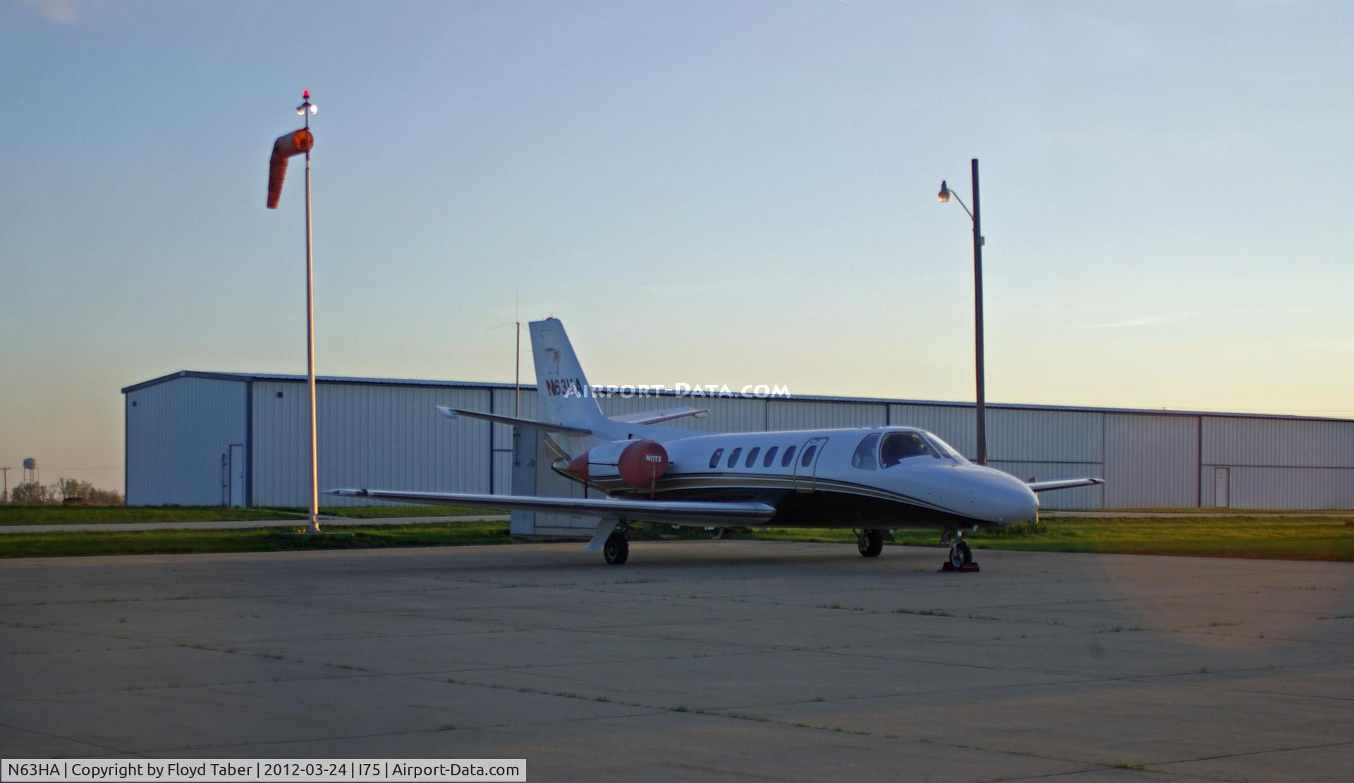N63HA, 1986 Cessna S550 Citation IIS C/N S550-0119, On the ramp for the weekend