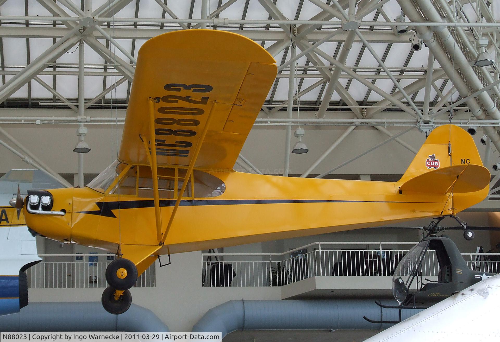 N88023, 1946 Piper J3C-65 Cub C/N 15641, Piper J3C-65 Cub at the Museum of Flight, Seattle WA