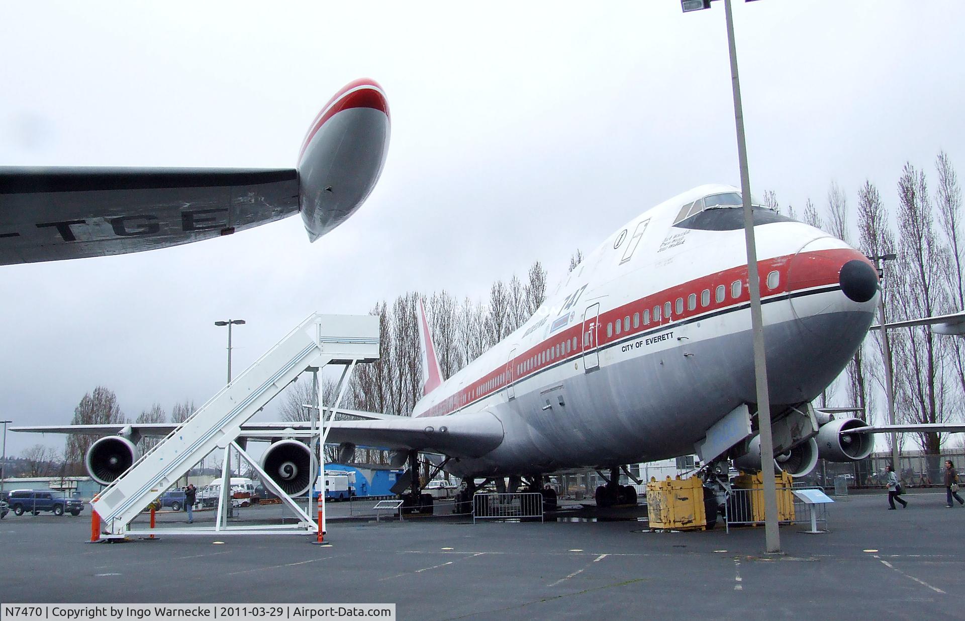 N7470, 1969 Boeing 747-121 C/N 20235, Boeing 747 at the Museum of Flight, Seattle WA