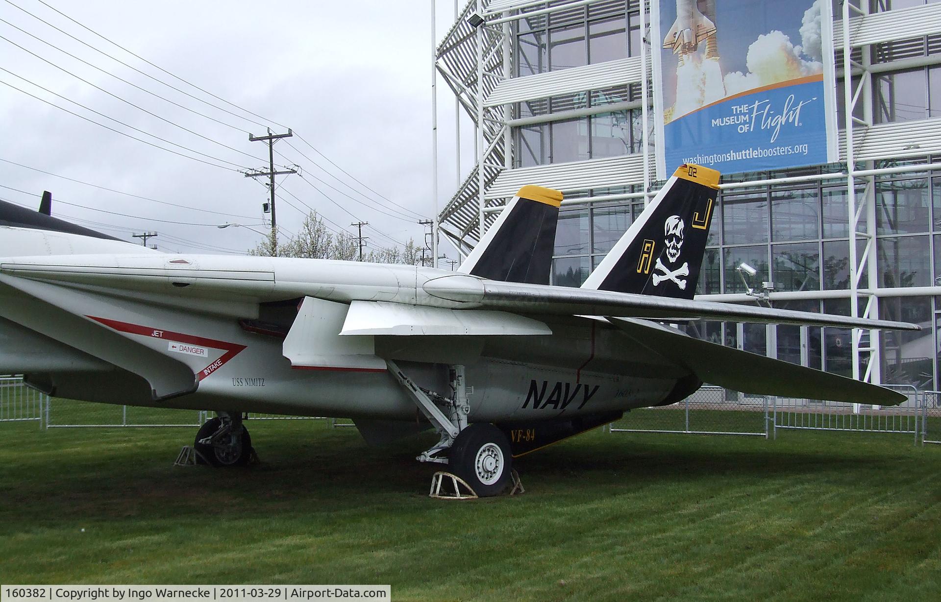160382, Grumman F-14A Tomcat C/N 238, Grumman F-14A Tomcat at the Museum of Flight, Seattle WA