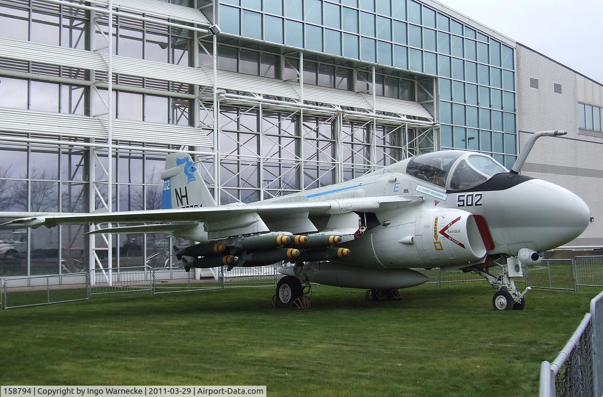 158794, Grumman A-6E Intruder C/N I-530, Grumman A-6E Intruder at the Museum of Flight, Seattle WA