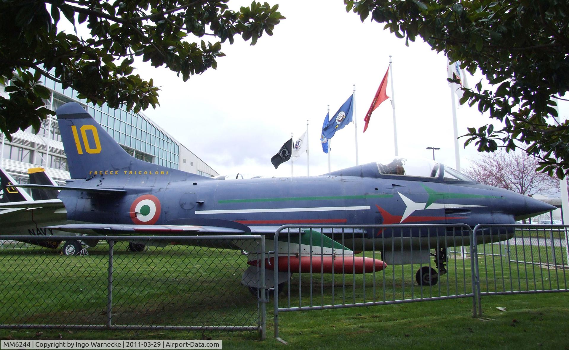 MM6244, Fiat G-91PAN C/N 10, FIAT G.91PAN at the Museum of Flight, Seattle WA