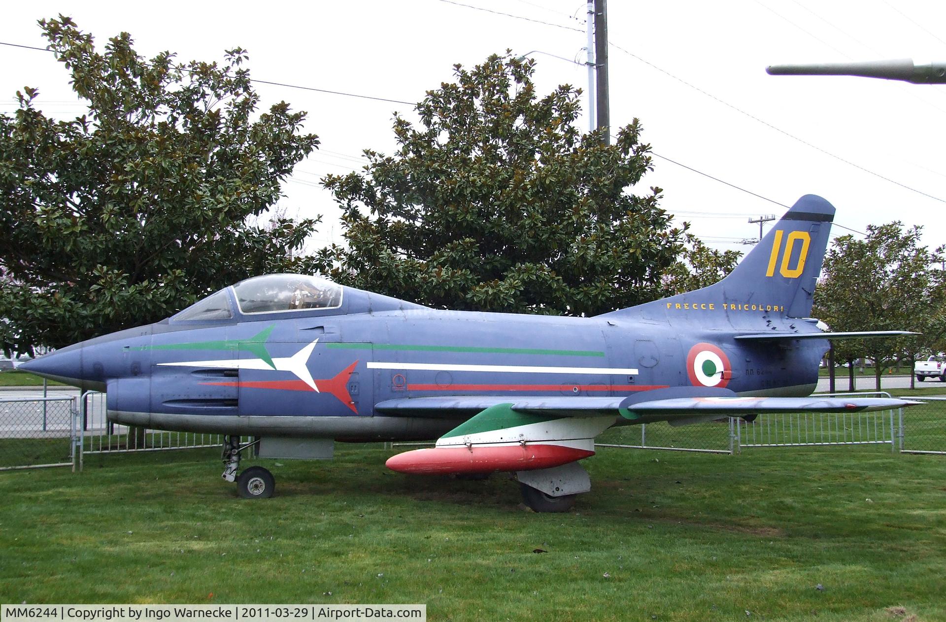 MM6244, Fiat G-91PAN C/N 10, FIAT G.91PAN at the Museum of Flight, Seattle WA