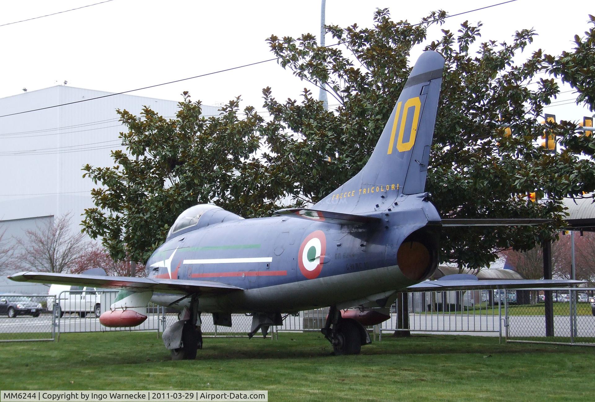 MM6244, Fiat G-91PAN C/N 10, FIAT G.91PAN at the Museum of Flight, Seattle WA