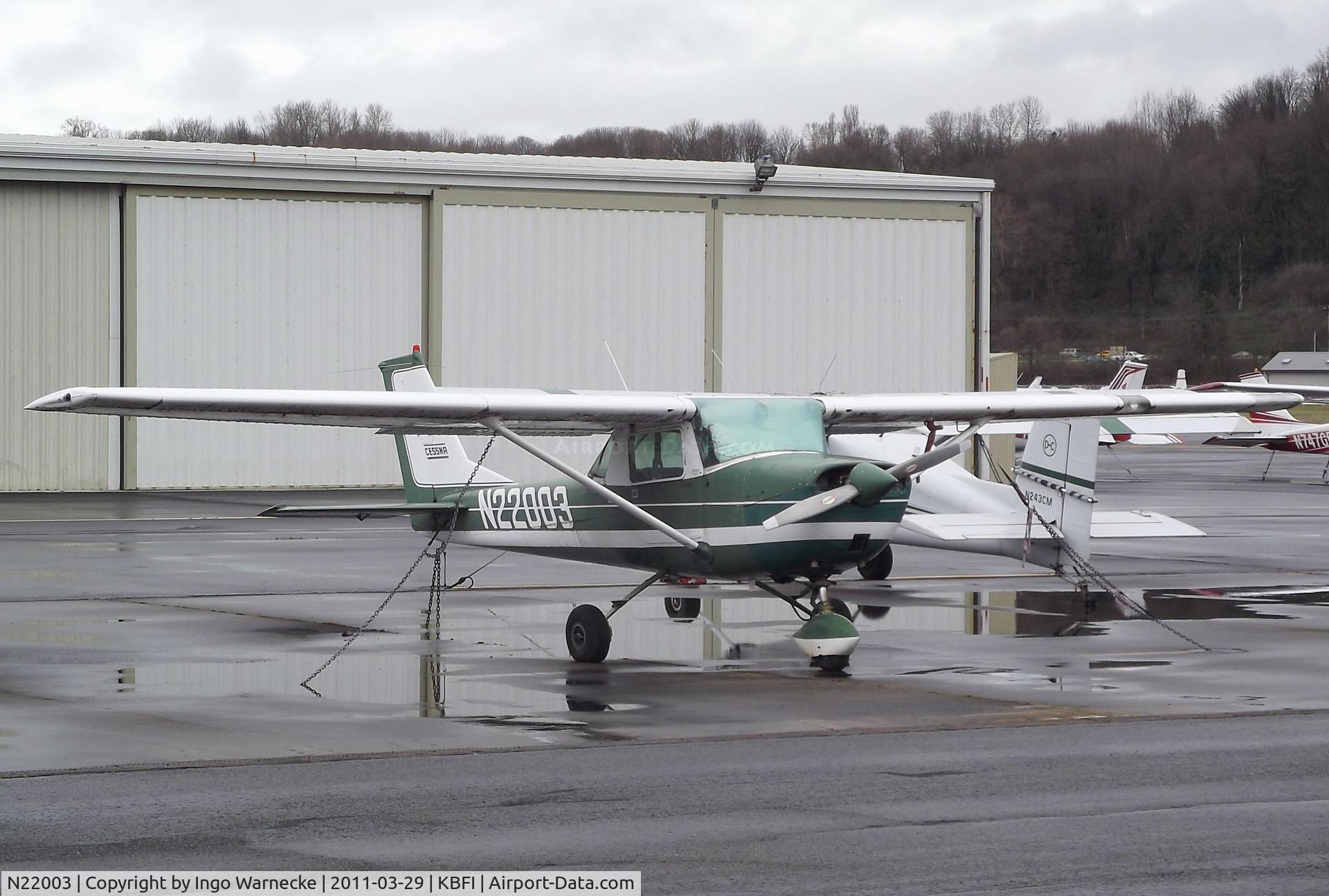 N22003, 1967 Cessna 150H C/N 15068002, Cessna 150H at Boeing Field, Seattle WA