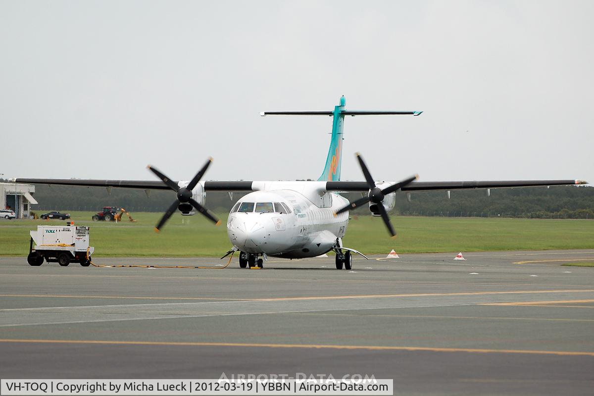 VH-TOQ, 1988 ATR 42-300 C/N 079, At Brisbane