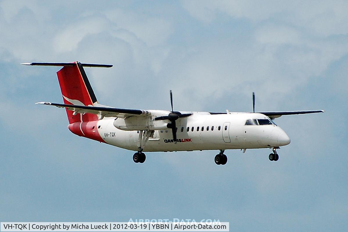 VH-TQK, 2004 De Havilland Canada DHC-8-315Q Dash 8 C/N 600, At Brisbane