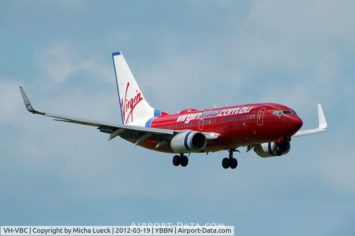 VH-VBC, 2001 Boeing 737-7Q8 C/N 30638, At Brisbane