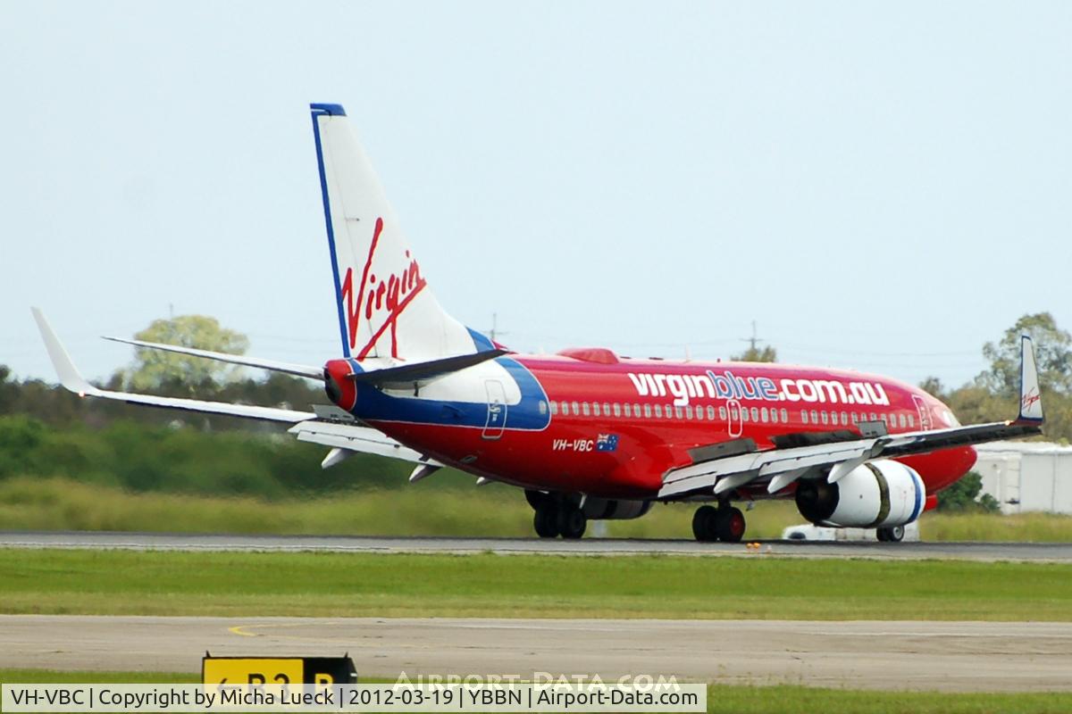 VH-VBC, 2001 Boeing 737-7Q8 C/N 30638, At Brisbane