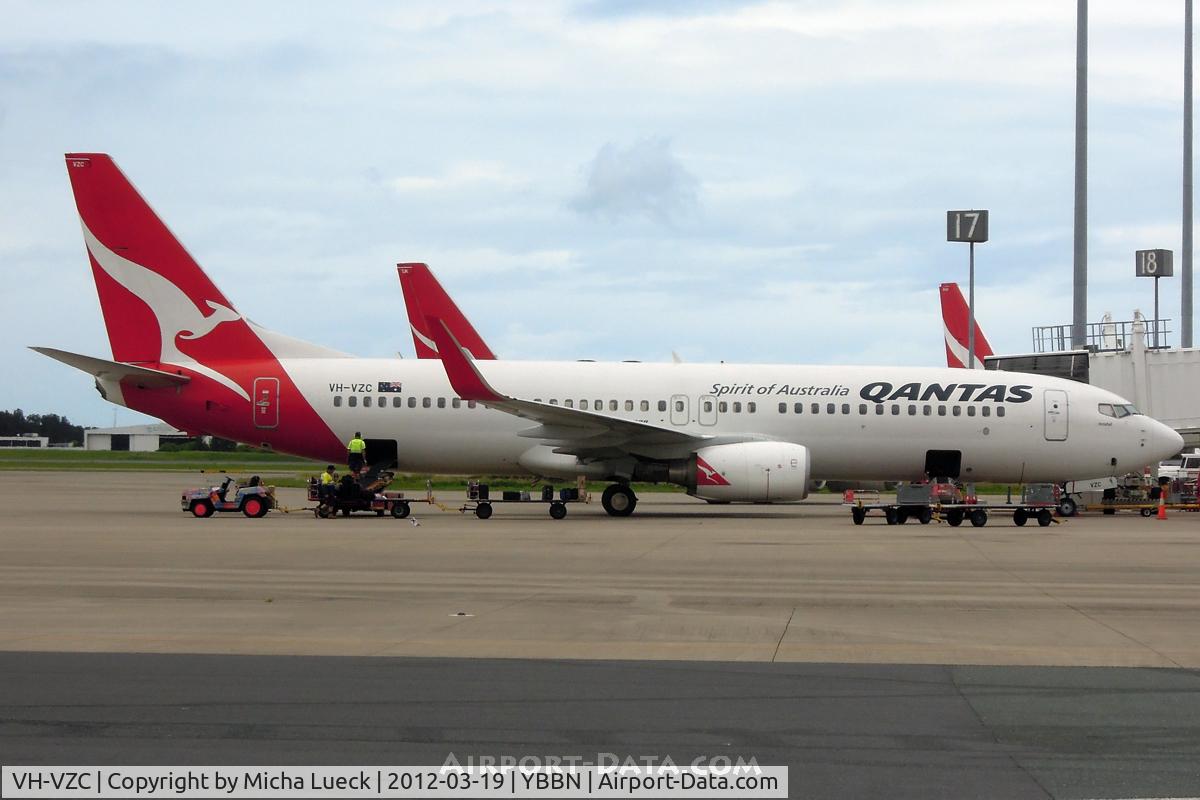 VH-VZC, 2008 Boeing 737-838 C/N 34197, At Brisbane