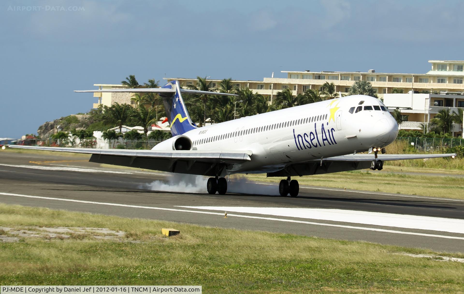 PJ-MDE, 1990 McDonnell Douglas MD-82 (DC-9-82) C/N 49971, PJ-MDE