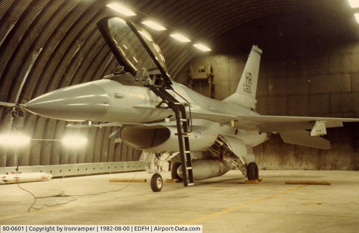 80-0601, 1980 General Dynamics F-16A Fighting Falcon C/N 61-322, 