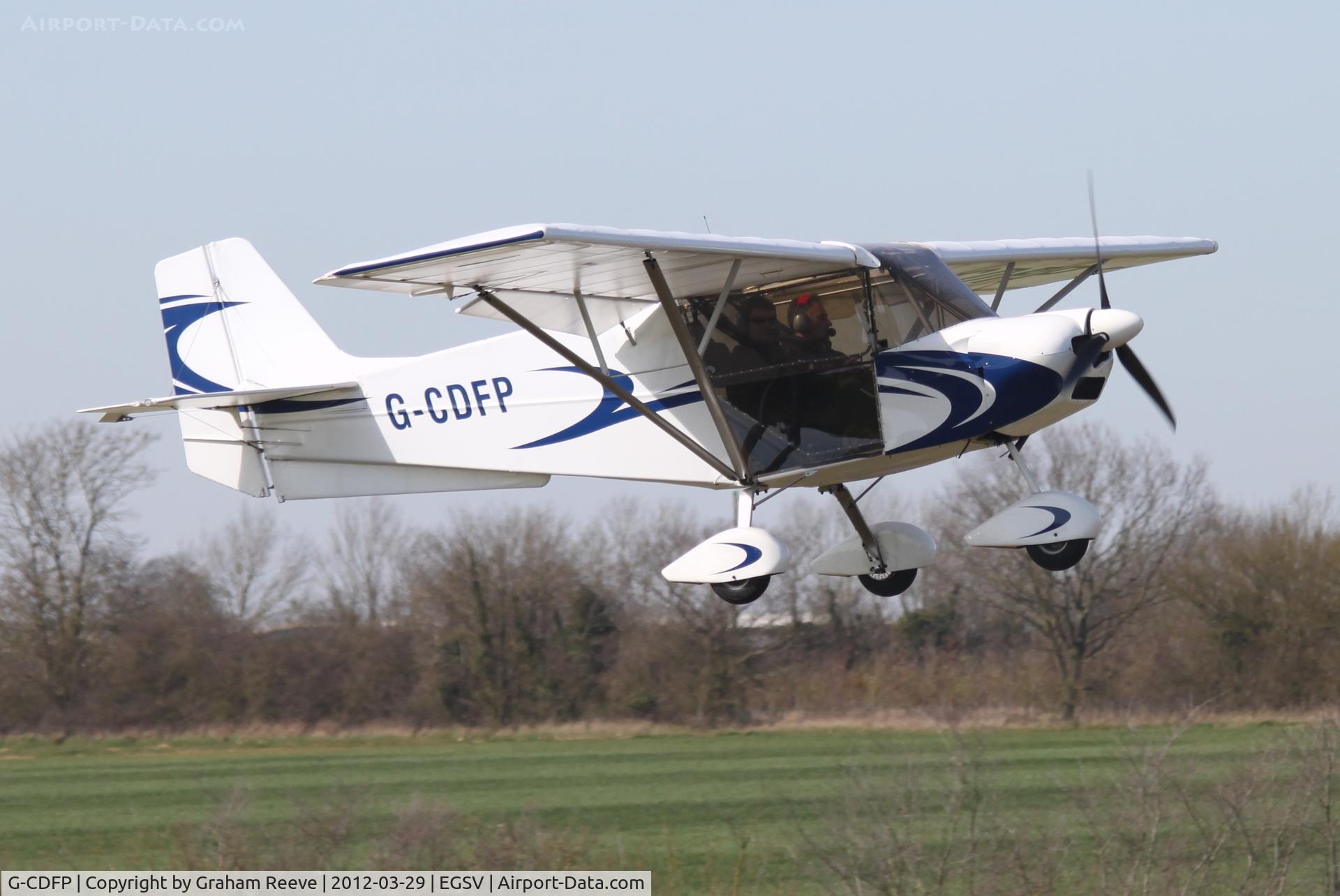 G-CDFP, 2004 Best Off Skyranger 912(1) C/N BMAA/HB/431, About to land.