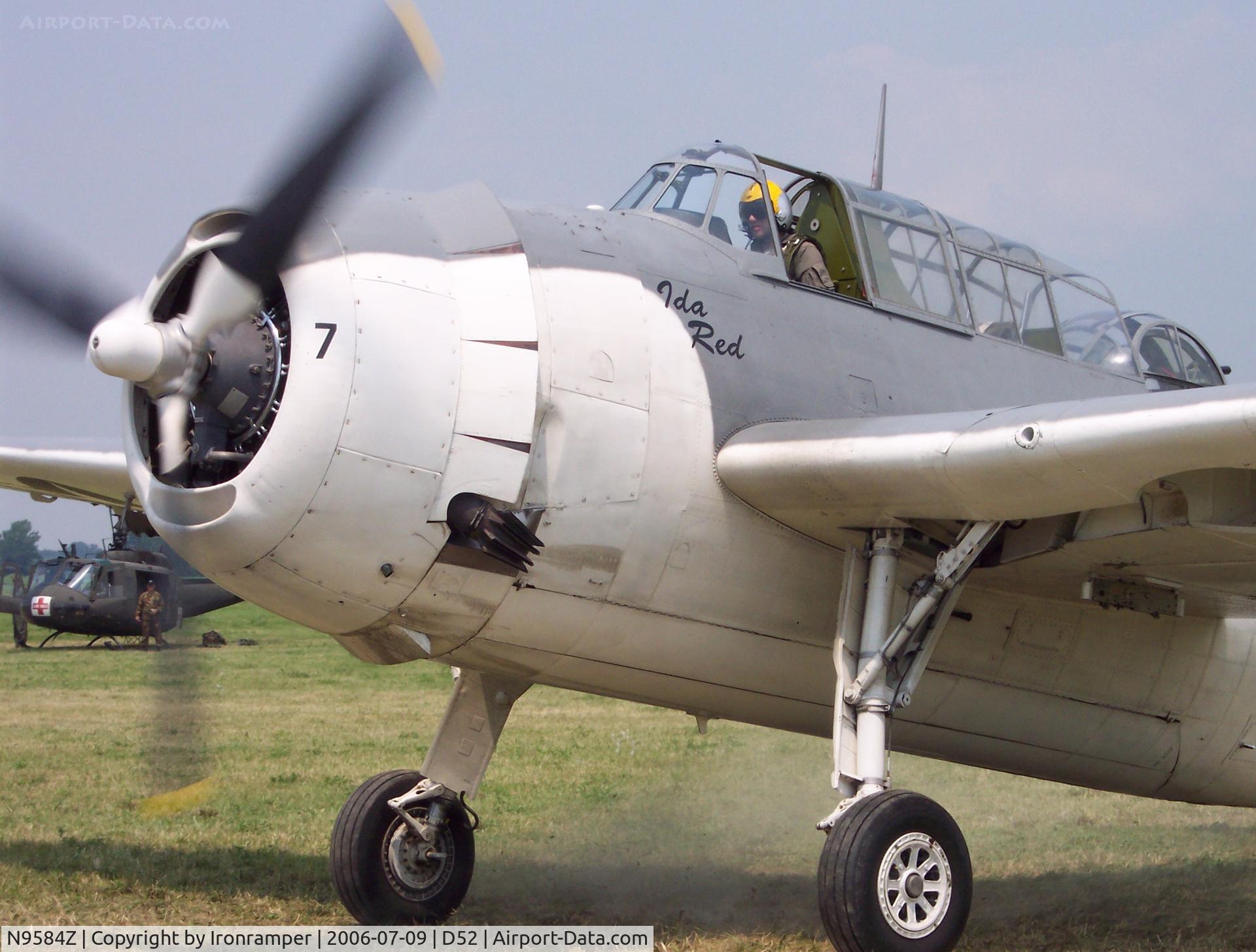 N9584Z, 1945 Grumman TBM-3E Avenger C/N 85882, Nice to see the Battle of the Atlantic paint scheme on a TBM.