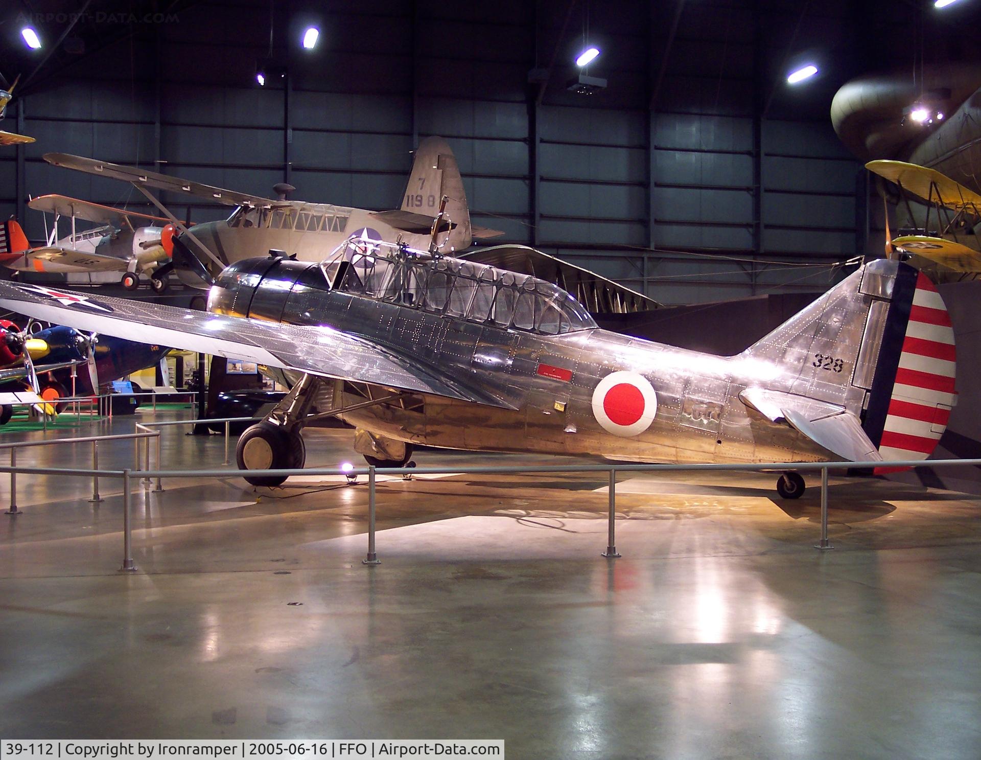 39-112, 1939 North American O-47B C/N 51-1025, This aircraft was restored in the markings of an O-47A  (s/n 37-328) of the 112th Observation Squadron (Ohio National Guard).