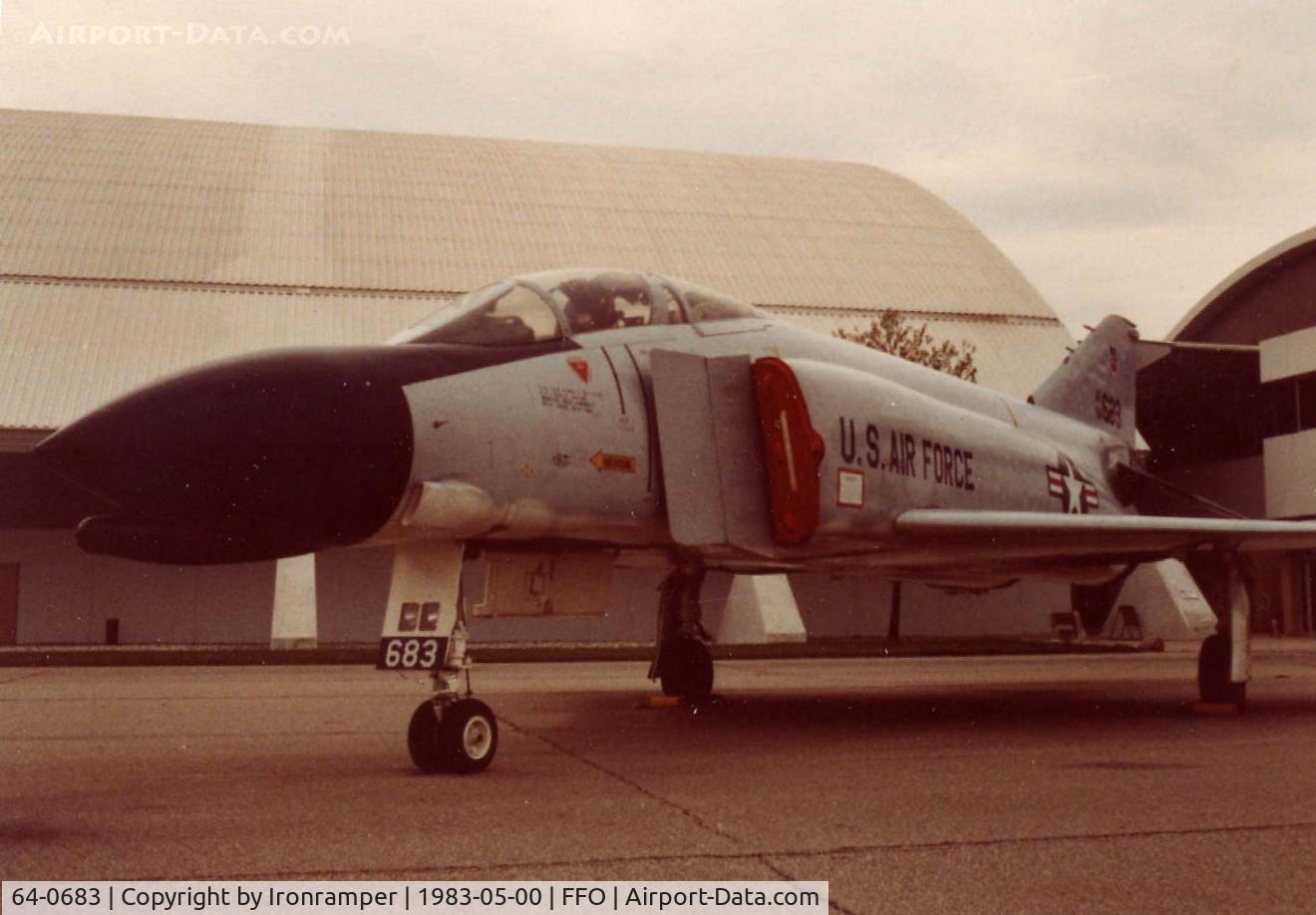 64-0683, 1964 McDonnell F-4C-22-MC Phantom II C/N 917, Parked in front of the USAF Museum...no finer aircraft museum in the world!