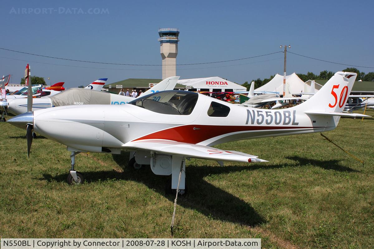 N550BL, 2007 Lancair Legacy 2000 C/N 981101-40, EAA Airventure 2008.