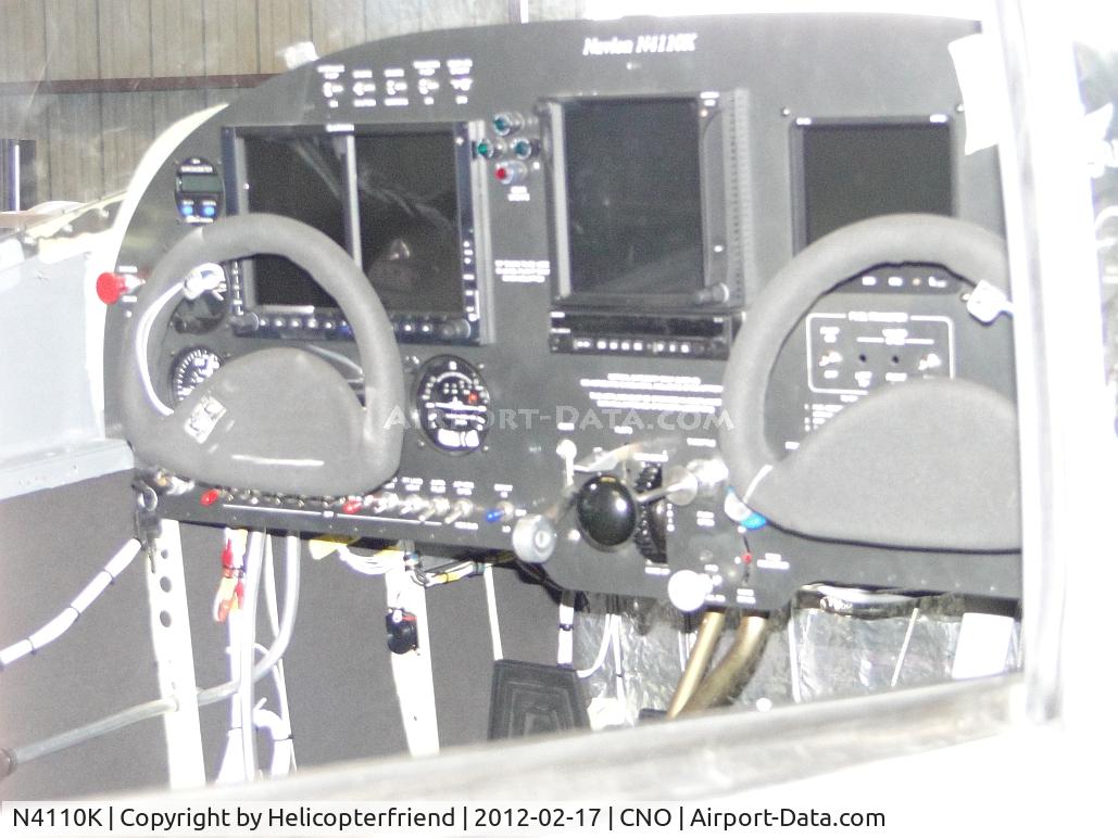 N4110K, 1947 North American Navion (NA-145) C/N NAV-4-1110, Cockpit area from outside canopy