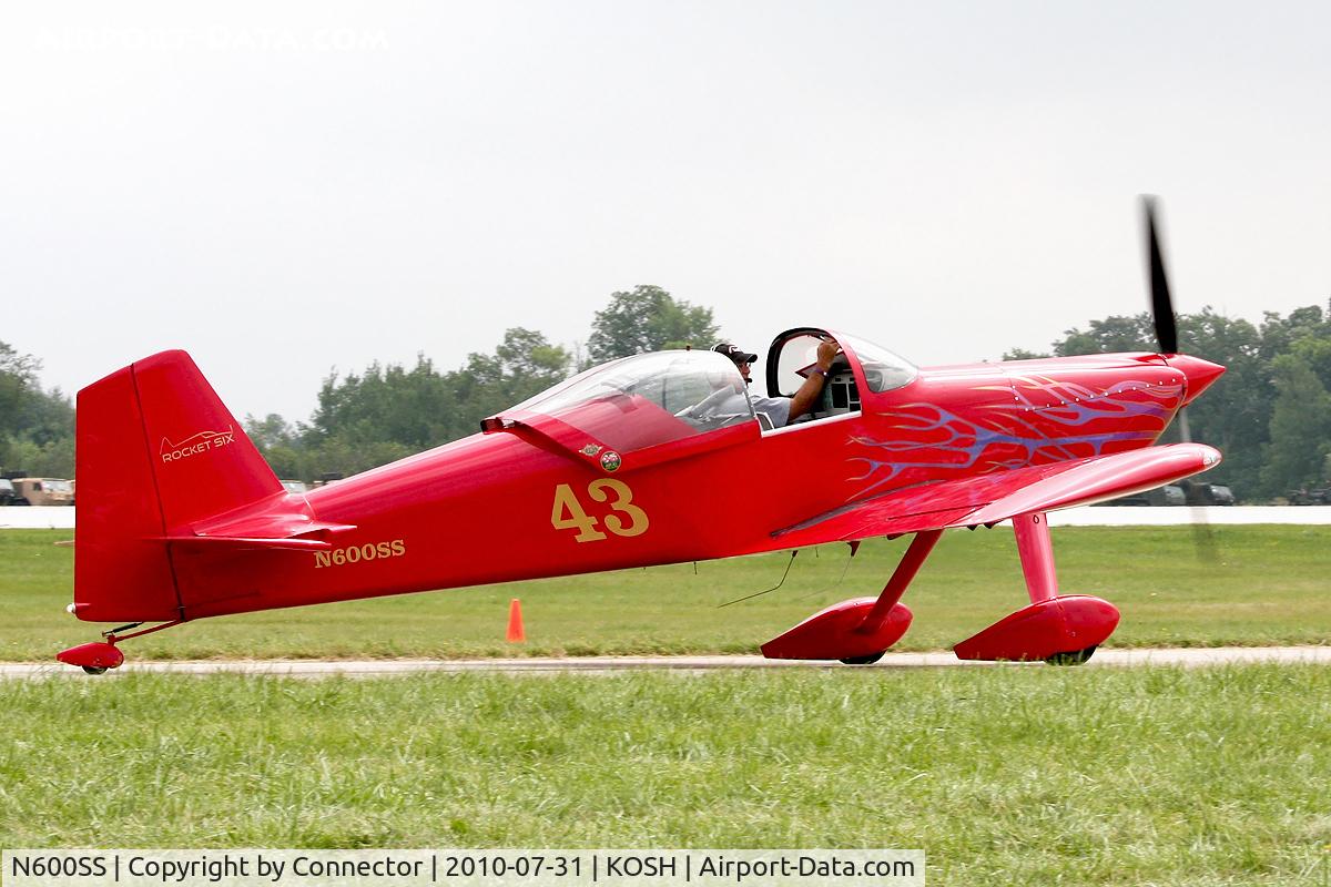 N600SS, Vans RV-6 C/N 24853, EAA Airventure 2010.
