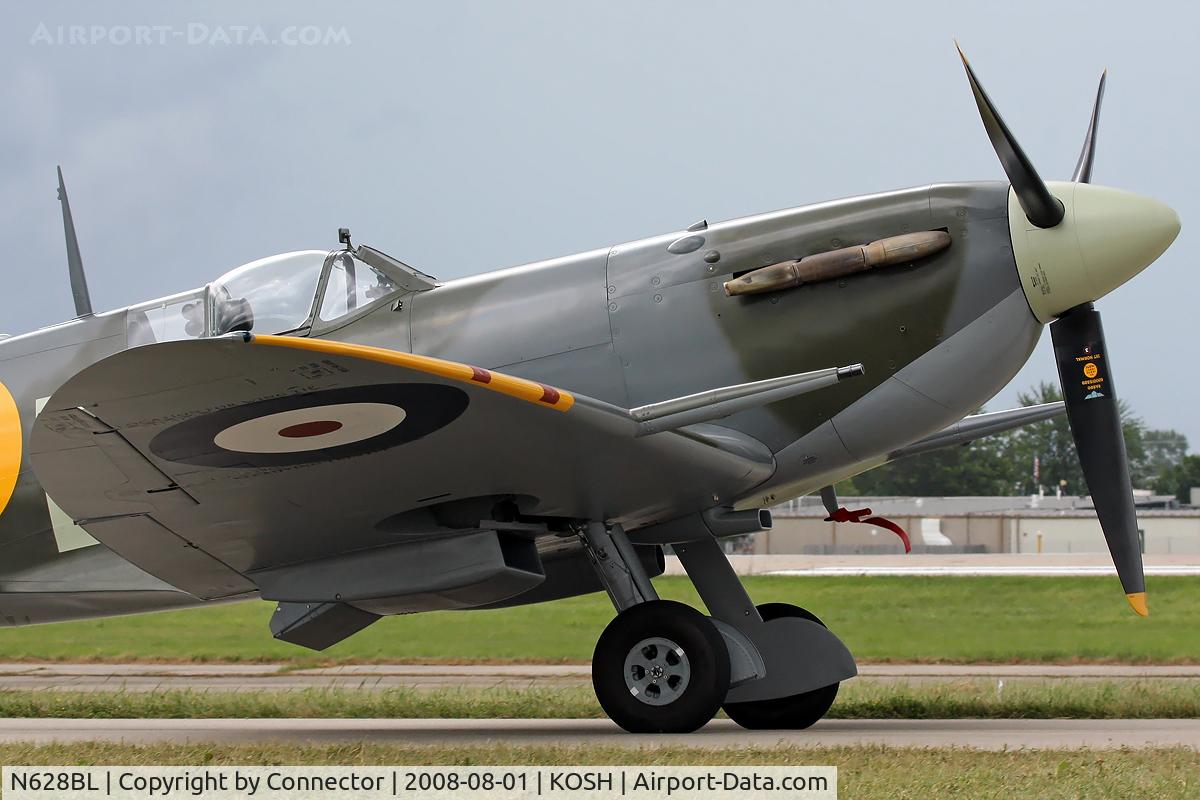 N628BL, 1942 Supermarine Spitfire Vb C/N CBAF.1660, EAA Airventure 2008.