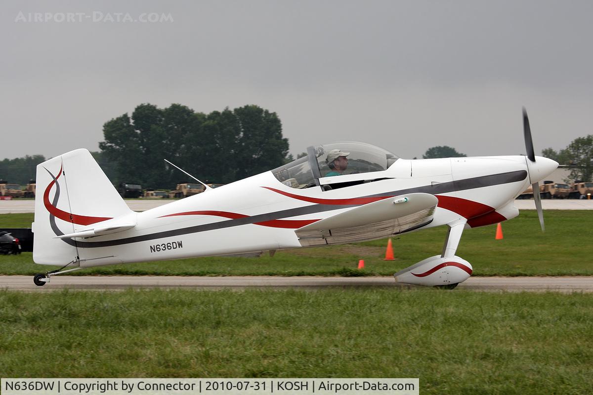 N636DW, 2000 Vans RV-6 C/N 22038, EAA Airventure 2010.
