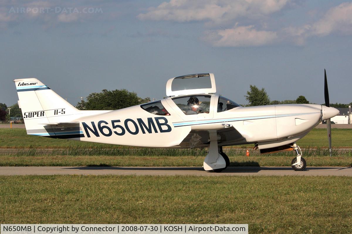 N650MB, Stoddard-Hamilton Glasair Super II-S RG C/N 2356, EAA Airventure 2008.