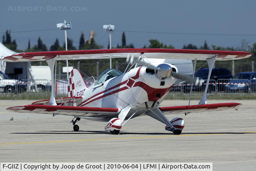 F-GIIZ, 1975 Aerotek Pitts S-2A Special C/N 2112, Istres open house