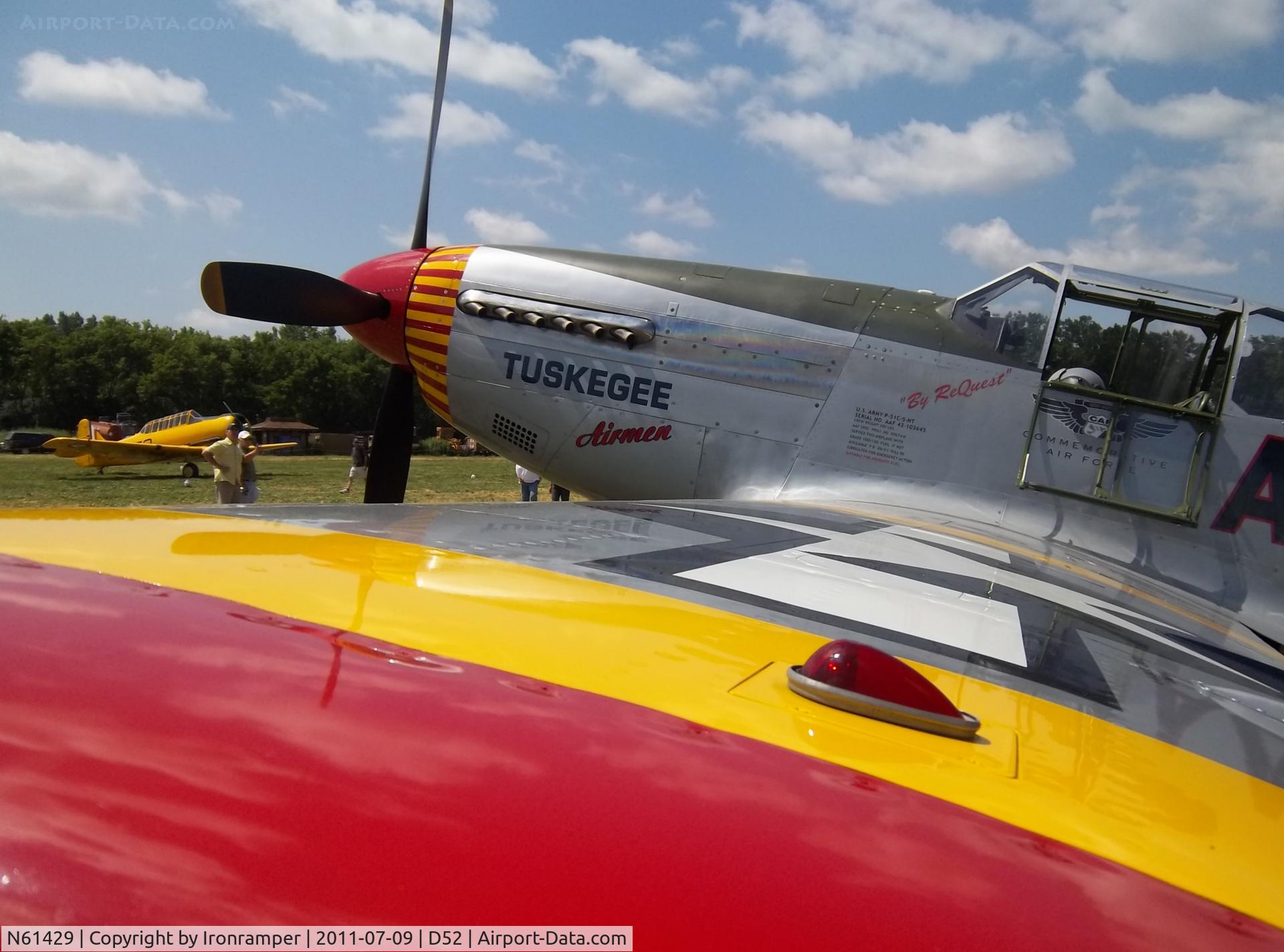 N61429, 1942 North American P-51C Mustang C/N 103-26199, There wasn't just one Mustang at the airshow there were FOUR.