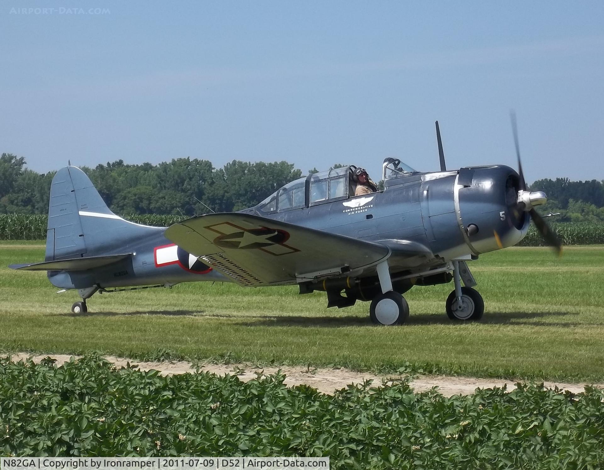 N82GA, Douglas SBD-5 Dauntless C/N 54532, SBD = 