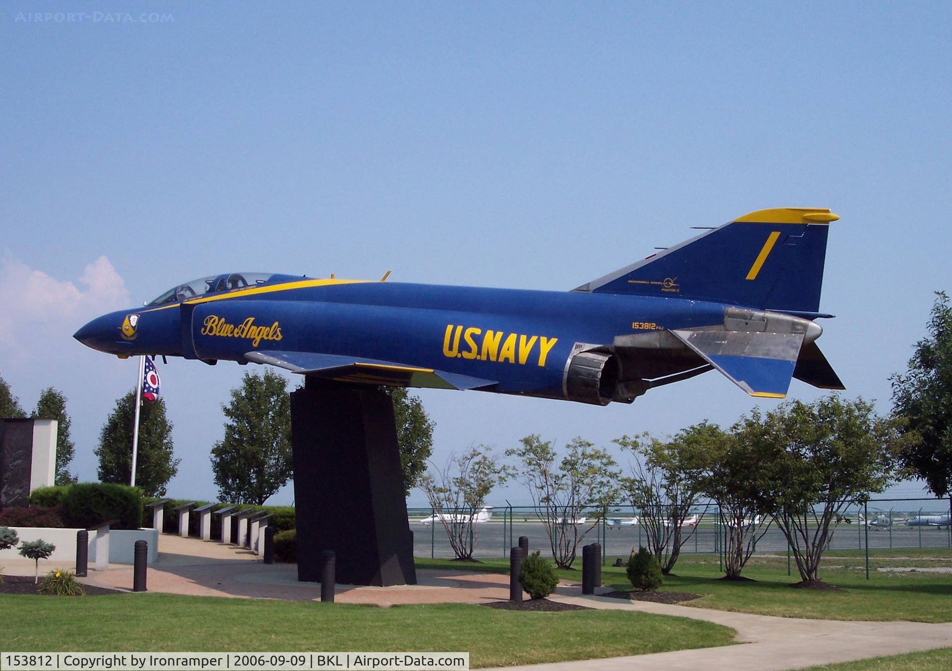 153812, McDonnell F-4J Phantom II C/N 2034, Painted up to look like a Blue Angel Phantom.