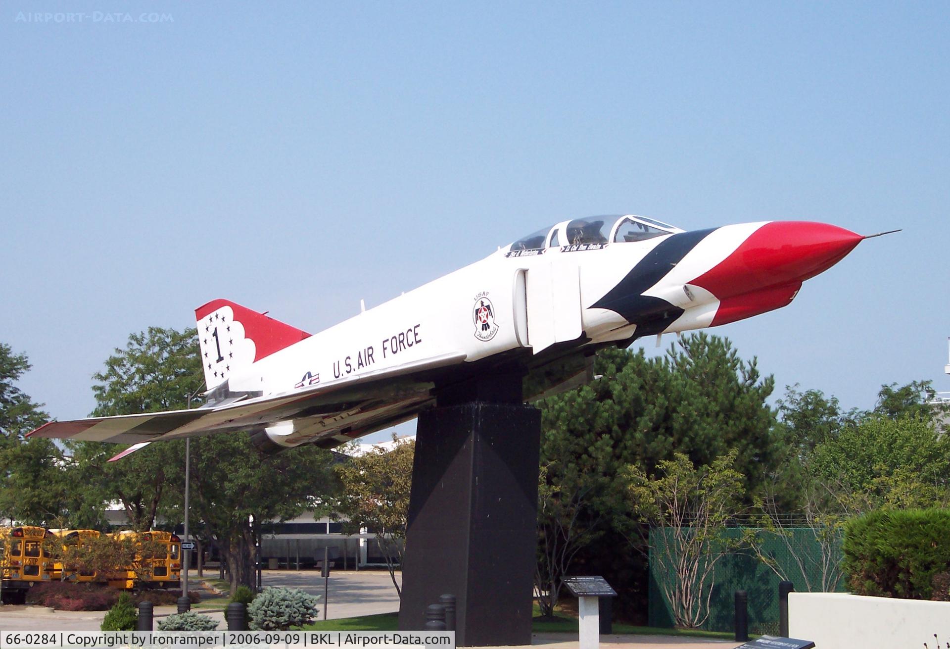 66-0284, 1966 McDonnell F-4E Phantom II C/N 2234, Painted up to look like a Thunderbird Phantom.