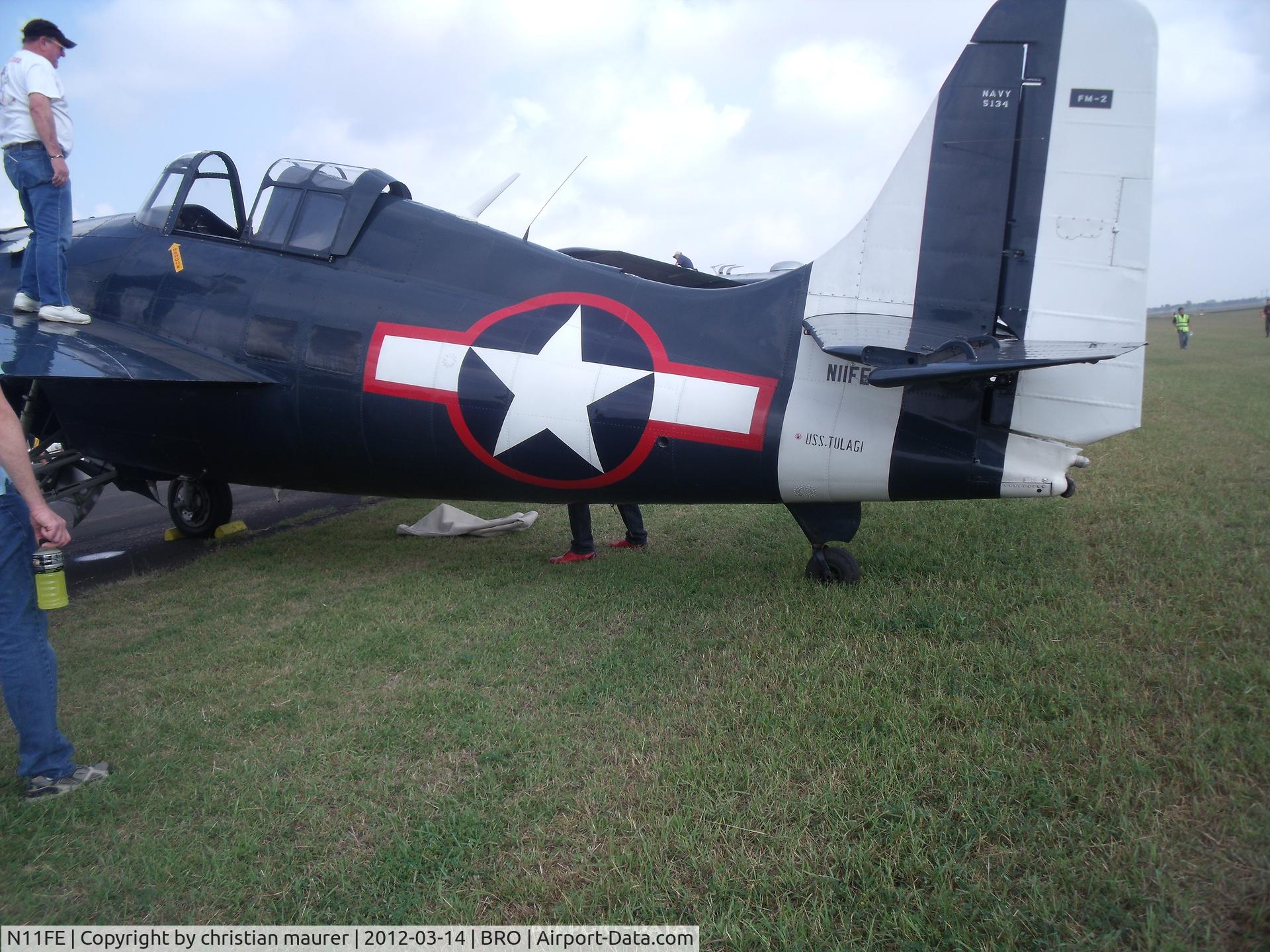 N11FE, 1945 General Motors FM-2 Wildcat C/N 5734, at bro
