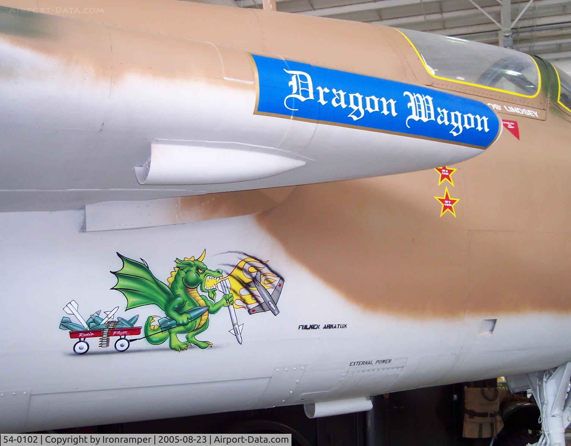 54-0102, 1957 Republic F-105B Thunderchief C/N B.5, 