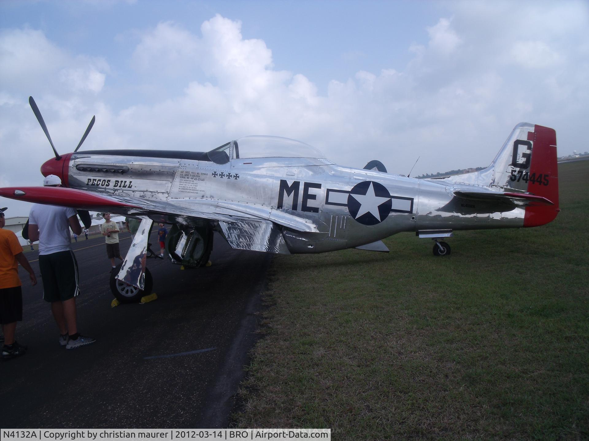 N4132A, 1944 North American P-51D Mustang C/N 122-40985, P-51 MUSTANG, pecos bill