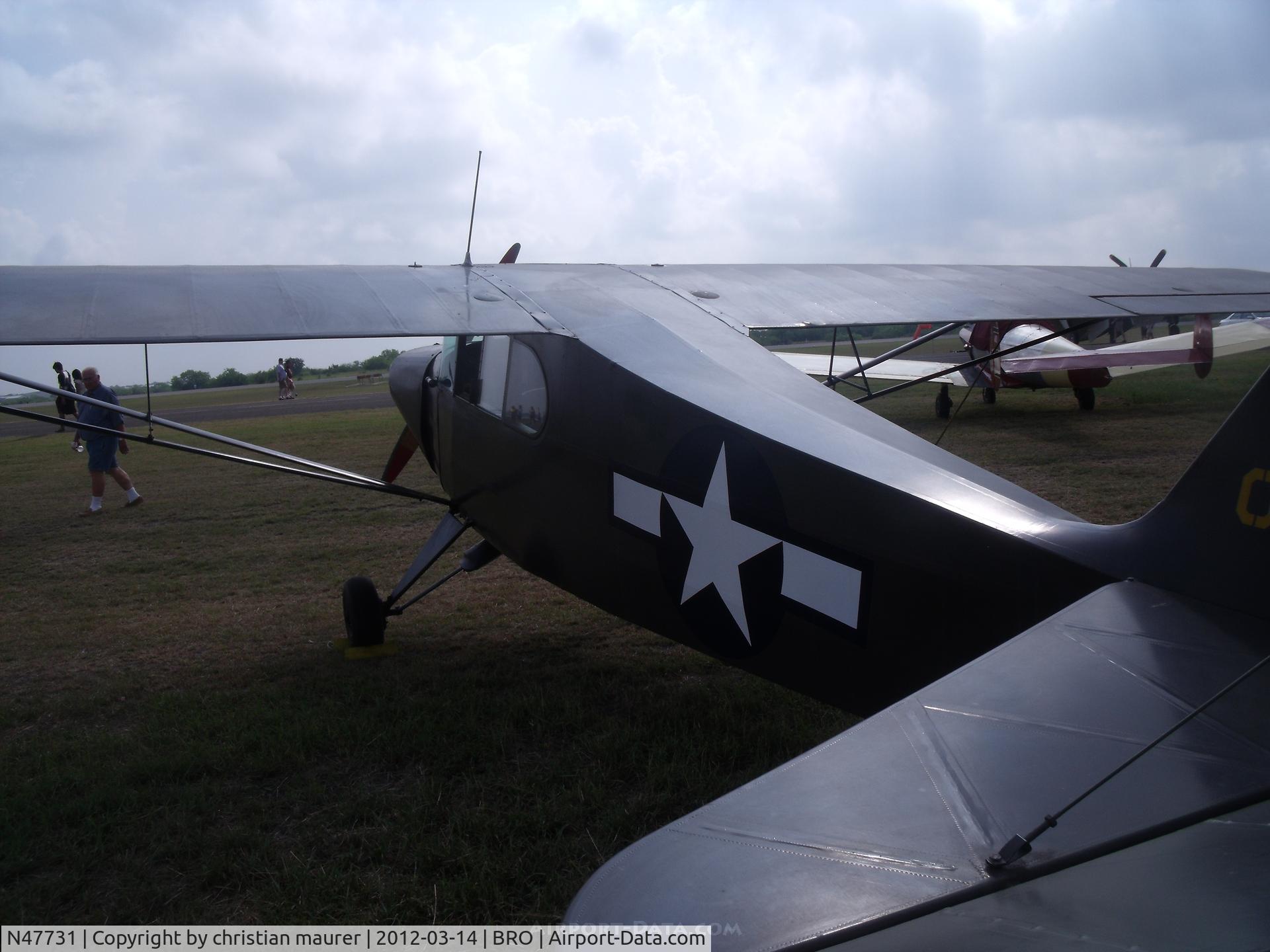 N47731, 1942 Taylorcraft DCO-65 C/N L-4628, taylorcraft