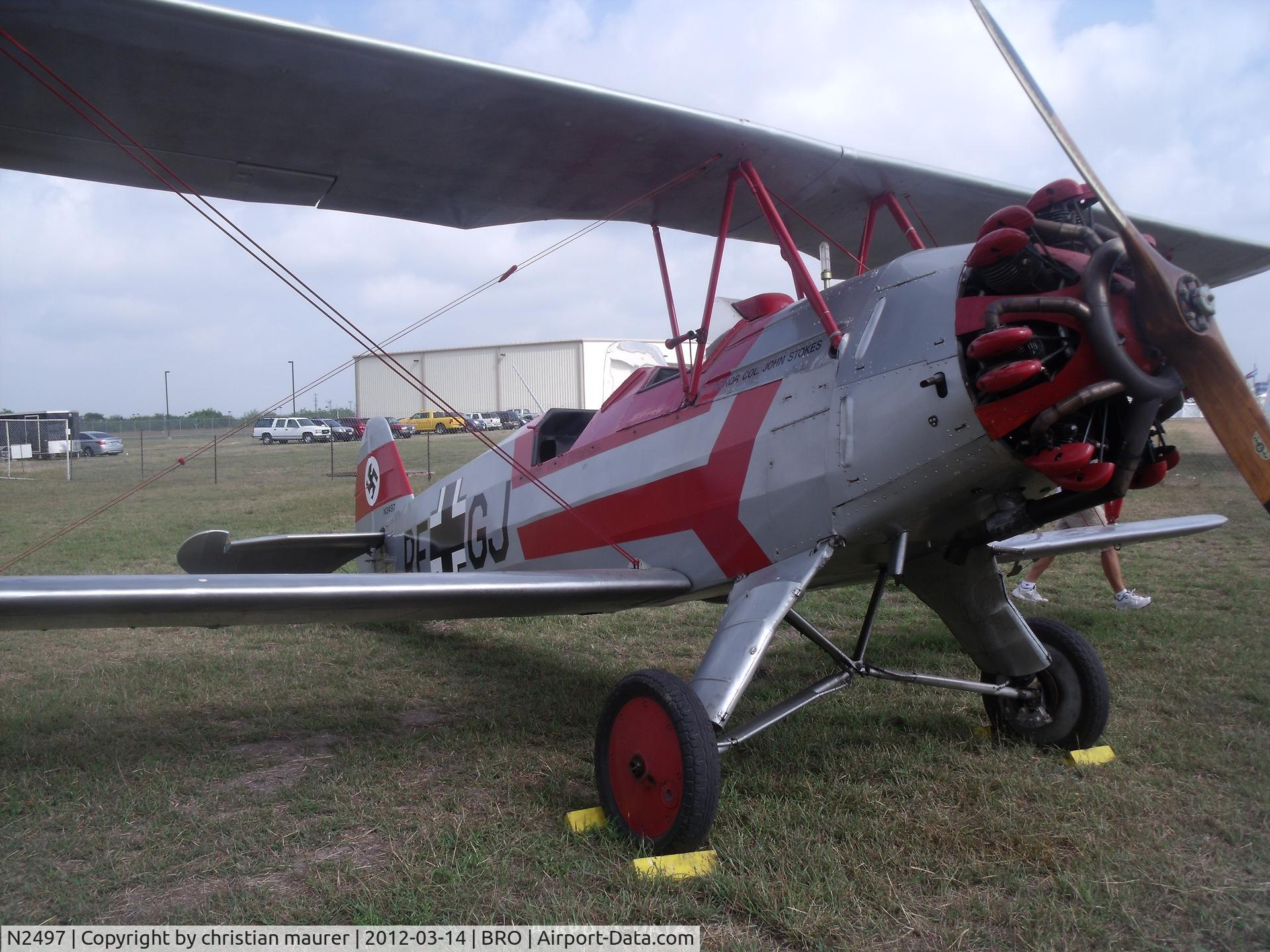 N2497, 1939 Focke-Wulf Fw-44J Stieglitz C/N 2497, only 2 stieglitz still fly