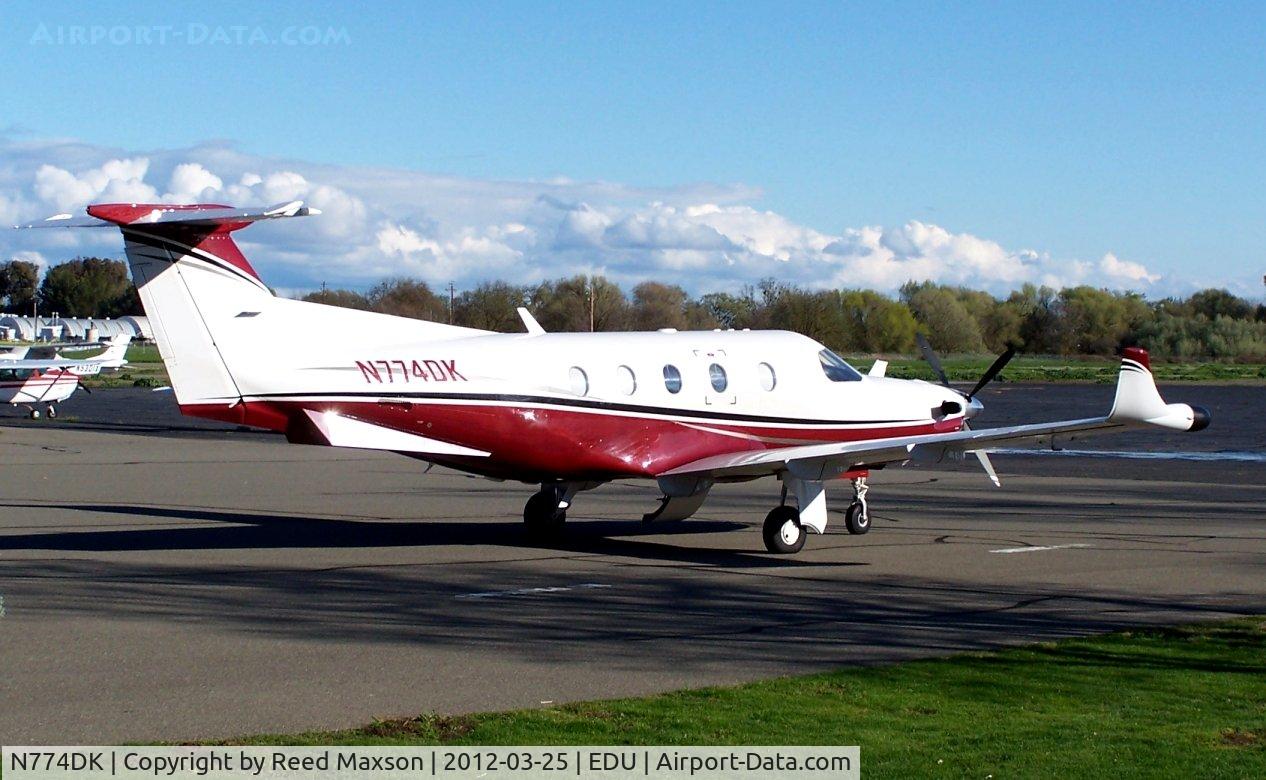 N774DK, 1996 Pilatus PC-12/45 C/N 167, Pilatus, just arrived EDU