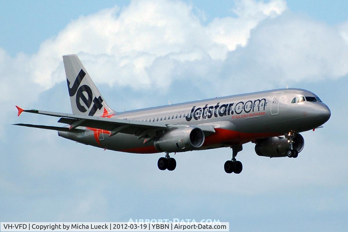 VH-VFD, 2011 Airbus A320-232 C/N 4922, At Brisbane