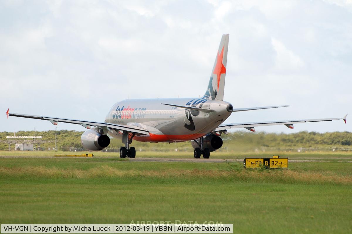 VH-VGN, 2010 Airbus A320-232 C/N 4434, At Brisbane