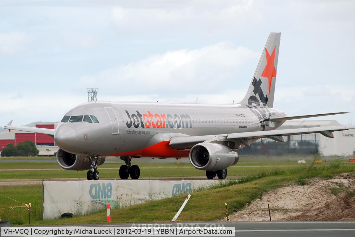 VH-VGQ, 2010 Airbus A320-232 C/N 4303, At Brisbane