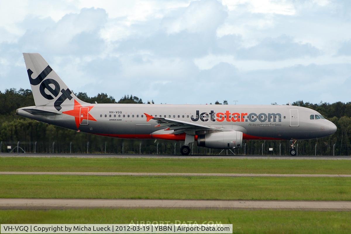 VH-VGQ, 2010 Airbus A320-232 C/N 4303, At Brisbane