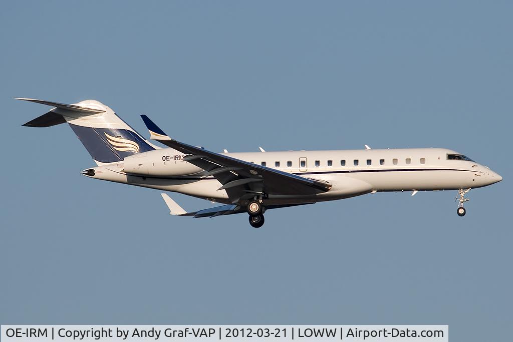 OE-IRM, 2008 Bombardier BD-700 1A10 Global Express C/N 9319, BD700