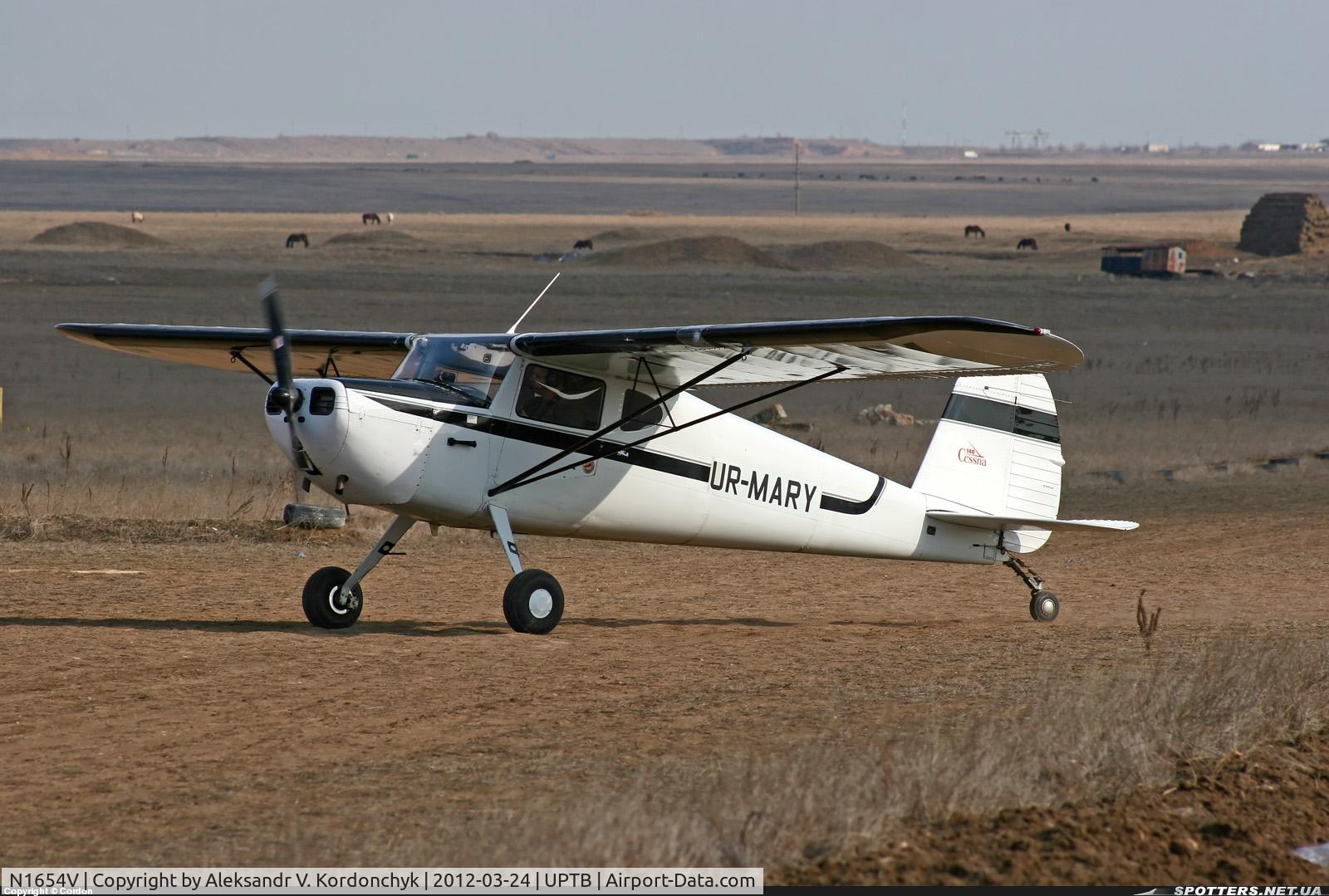 N1654V, 1947 Cessna 140 C/N 13826, UR-MARY, ex. N1654V