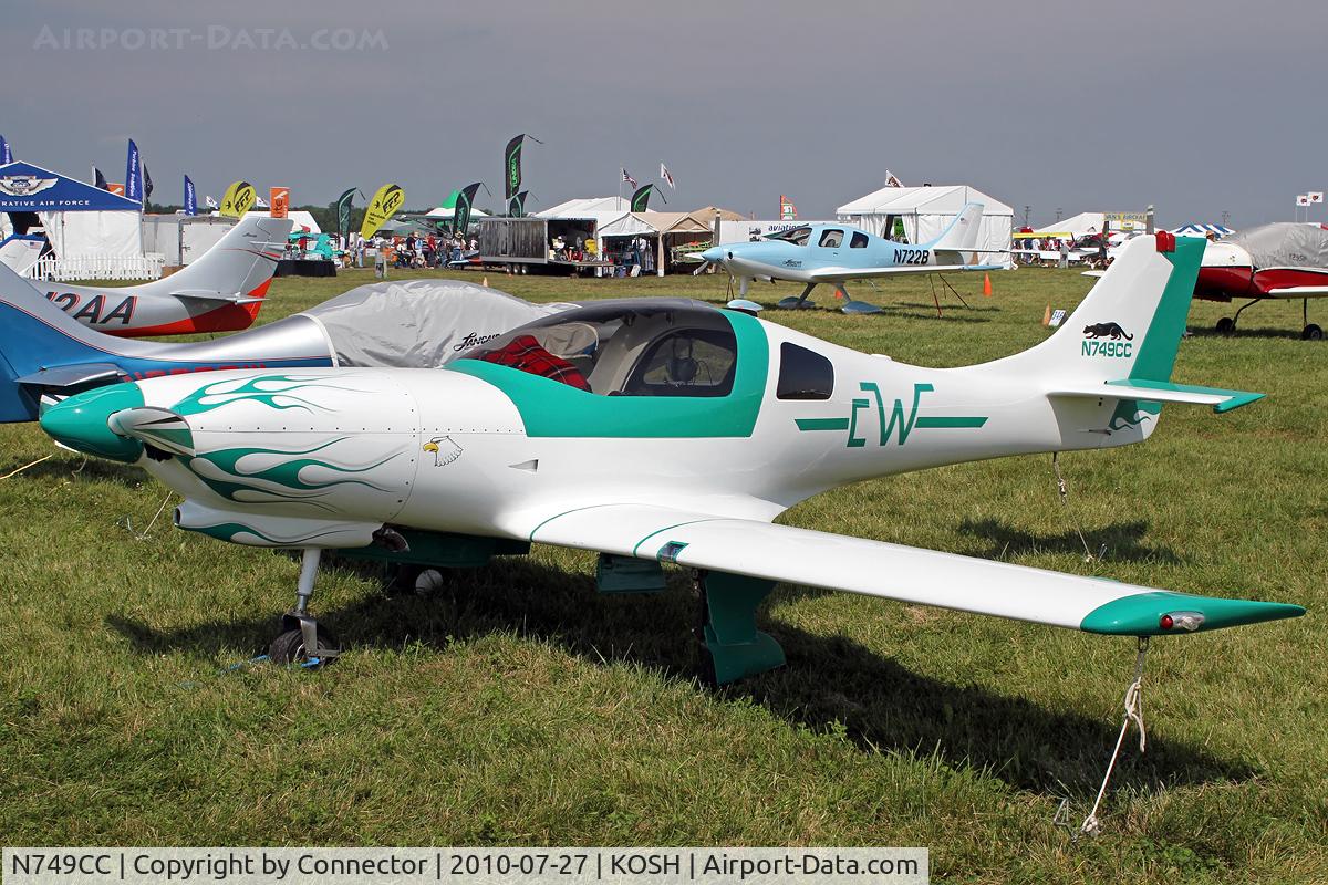 N749CC, 1991 Lancair 320 C/N 575-320-322FB, EAA Airventure 2010.