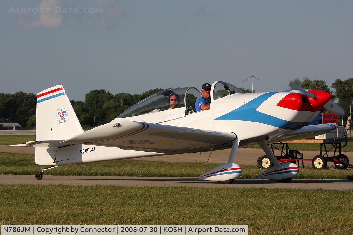 N786JM, 2001 Vans RV-8 C/N 81324, EAA Airventure 2008.