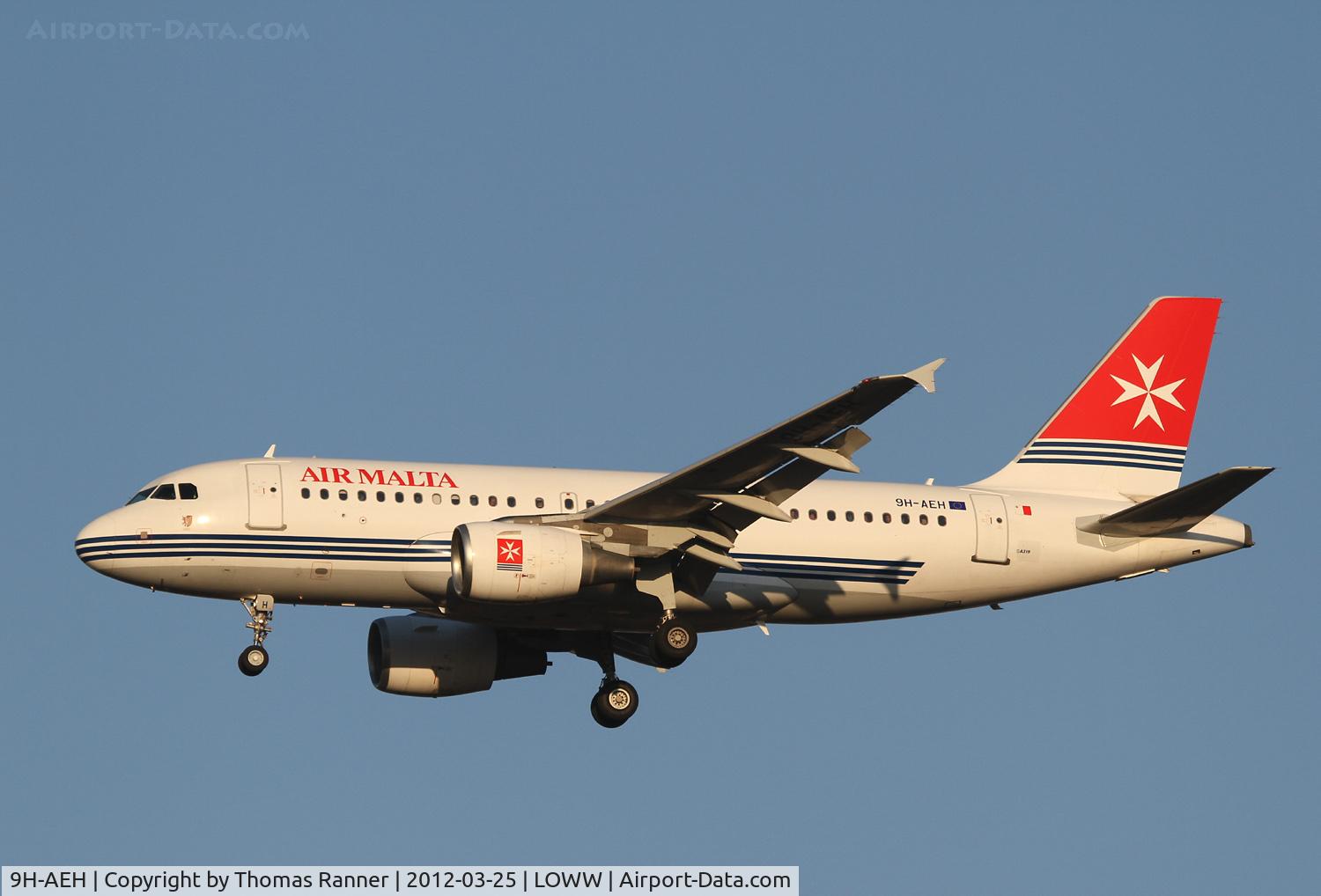 9H-AEH, 2004 Airbus A319-111 C/N 2122, Air Malta Airbus A319