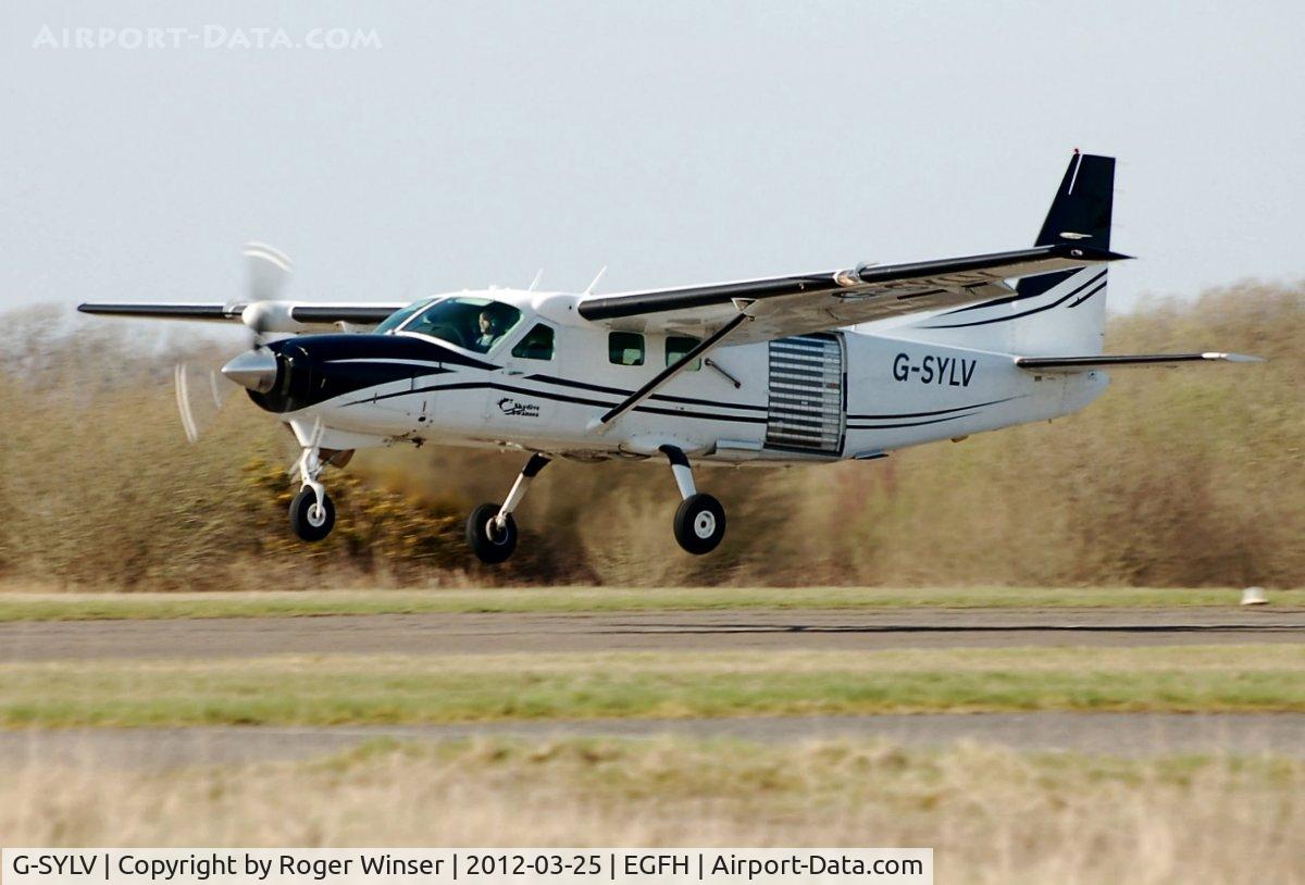 G-SYLV, 2002 Cessna 208B  Grand Caravan C/N 208B0936, Another lift for Skydive Swansea.