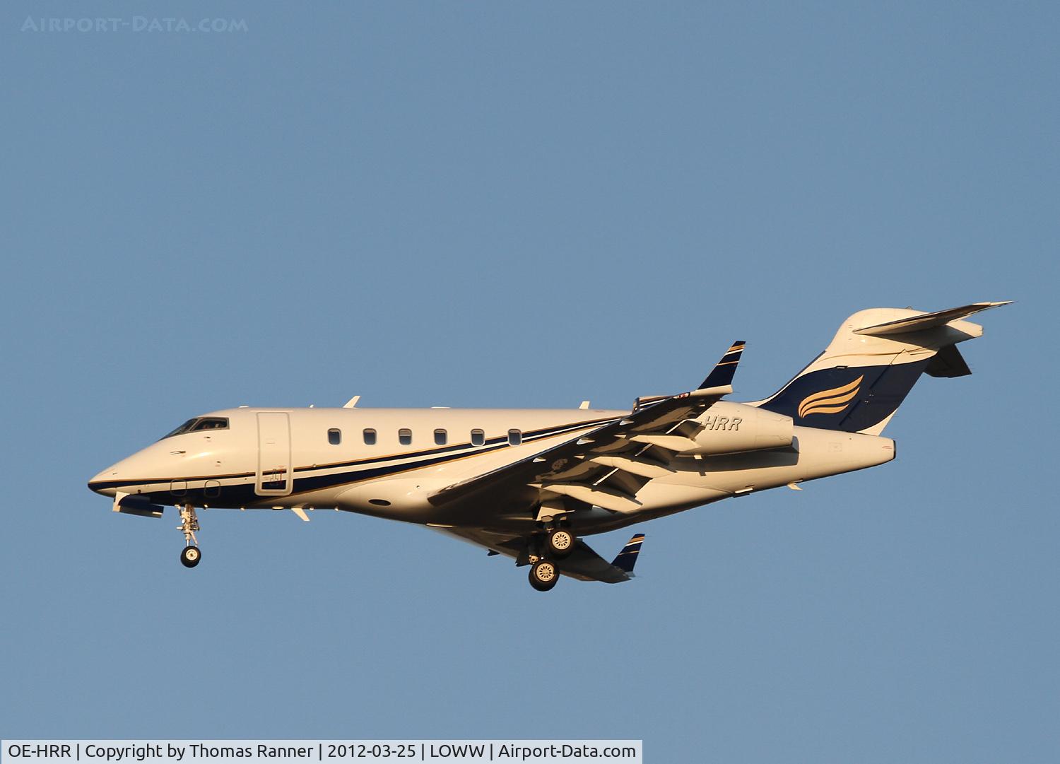 OE-HRR, 2004 Bombardier Challenger 300 (BD-100-1A10) C/N 20033, Amira Air Challenger 300